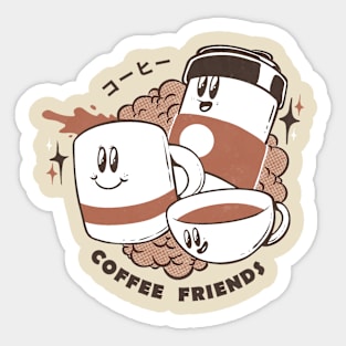 Coffee friends Sticker